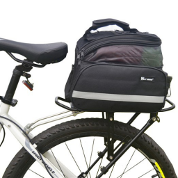 Удобная сумка для велосипеда в комплекте с велобагажником